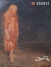 Repin Yury. Christ and a Dog. First half of the 20th century [1920s-1930s] 