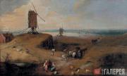 Joos de MOMPER. Windmill Landscape in Flanders