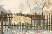 Makhalov Mikhail. Frosty day. 1950