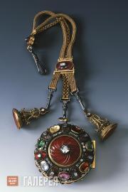 Pocket Watch with Chain and Signets from the Carnelian Garniture