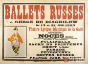 Playbill of Ballets Russes with a lithograph by Pablo Picasso. 1923 Playbill of Ballets Russes with a lithograph by Pablo Picasso. 1923