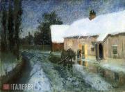 Thaulow Fritz. Night. 2nd half of the 1880s