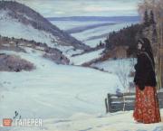 М.В. Нестеров. Зимой в скиту. 1904