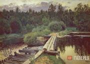 Levitan Isaaс. By the Millpond. 1892