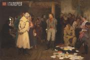 Repin Ilya. Arrest of a Propagandist. 1878