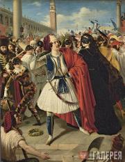 Scotti Mikhail. At the Carnival in Venice. 1839 Scotti Mikhail. At the Carnival in Venice. 1839
