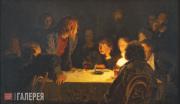 Repin Ilya. Secret Meeting. 1883