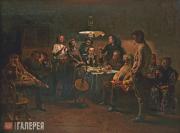 Makovsky Vladimir. Social Gathering. 1875-1897