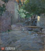 Tatevosyan Yegishe. Yard with Pigeons (A Yard in Byurakan). 1898 Tatevosyan Yegishe. Yard with Pigeons (A Yard in Byurakan). 1898