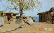 Levitan Isaaс. Small Yard in Yalta. 1886