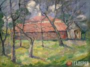 Malevich Kazimir. Landscape near Kiev. 1930