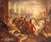 Moller Fyodor. The Capture of Kazan. 1847