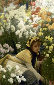 James TISSOT. Chrysanthemums. c. 1874-1876 
