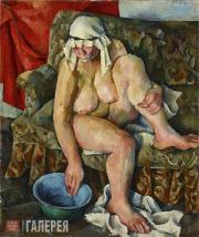 Alexander Osmerkin. Nude (model S. Osipovich). 1922