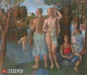 Kirillova Larisa. On the River. After Work. 1985 Kirillova Larisa. On the River. After Work. 1985