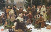 Neprintsev Yury. A Break after Battle. 1955
