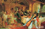 Makovsky Konstantin. Ceremonial of Kissing (author’s copy). Late19th – early  20
