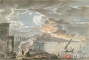 Korneev Yemelian. The Eruption of Vesuvius on August 18 1805. 1805