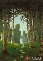 Kuindzhi Arkhip. A Birch Grove. 1901