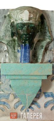 Head of an Egyptian. Detail of a fireplace. No later than 1892 Head of an Egyptian. Detail of a fireplace. No later than 1892