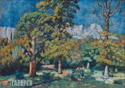 Mashkov Ilya. The Crimea. The Park in Alupka. 1923