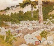 Levitan Isaaс. Crimea. In the Hills. 1886