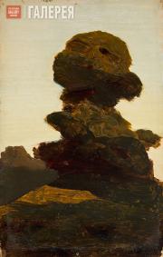 Kuindzhi Arkhip. A Tree Against the Evening Sky. Ukraine. 1900s