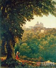 Mikhail LEBEDEV. Aricha near Rome. 1835-1836 