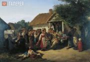 Konstantin TRUTOVSKY. Village Dance. 1860 