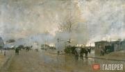 Luigi LOIR. Smoke on the Paris Сircuit Line. 1885