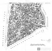 A. KHOTIEV. Map of the Arbat district. 1852-1853 A. KHOTIEV. Map of the Arbat district. 1852-1853