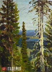 Vasnetsov Apollinary. Forest on Blagodat Mountain. 1890