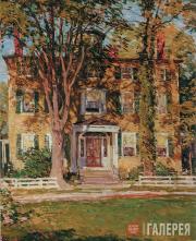 Willard Leroy METCALF. The House of Captain Lord, Kennebunkport, Maine. c. 1920