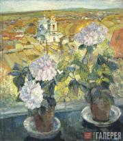 Tyulkin Alexander. Hydrangeas. 1920