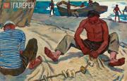 Nikonov Pavel. Fishermen. 1959 