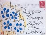 Envelope of Henri Matisse's Letter to Andre Rouveyre, dated February 10, 1943