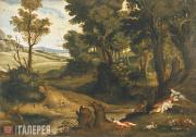 Unknown early 19th-century painter. Diana Resting