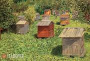 Makhalov Mikhail. Nizhny Romanovo. Apiary. 1952