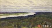 Vasily Perepletchikov.  The North. The Pinega River. 1911
