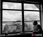 Valenin Sidorov at the window of his studio in the village of Podol. 1984 Valenin Sidorov at the window of his studio in the village of Podol. 1984
