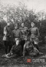 Konstantin Molchanov (sitting on the left) with his fellow-soldiers. 1943 Konstantin Molchanov (sitting on the left) with his fellow-soldiers. 1943