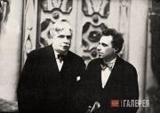 Alexander Golovin and Vsevolod Meyerhold. 1923