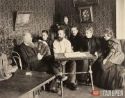Nikolai Ge among his acquaintances.