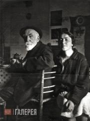 В.Д. Поленов с дочерью Натальей. 1925 В.Д. Поленов с дочерью Натальей. 1925
