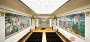 THE UNIVERSITY’S AULA, OSLO, WITH EDVARD MUNCH’S DECORATIONS THE UNIVERSITY’S AULA, OSLO, WITH EDVARD MUNCH’S DECORATIONS