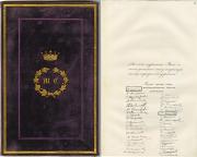 Farewell address of Mikhail Scotti. 1856 Farewell address of Mikhail Scotti. 1856