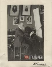В.Д. Поленов в мастерской В.В. Матэ в Петербурге. 1908 В.Д. Поленов в мастерской В.В. Матэ в Петербурге. 1908
