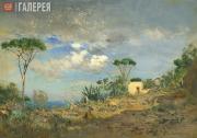 Pokhitonov Ivan. A Slope of Mount Vesuvius. 1891