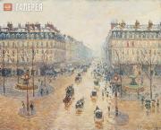 Camille PISSARRO. Avenue de l'Opera. 1889