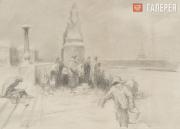 Prorokov Boris. Going for Water. Leningrad. 1942